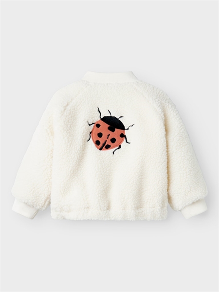 Se LIL ATELIER Lajo Bomber Jakke Ladybug Coconut Milk hos SmartKidz