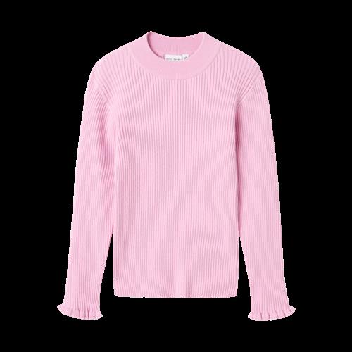 NAME IT Vianna Striktrøje Pastel Lavender