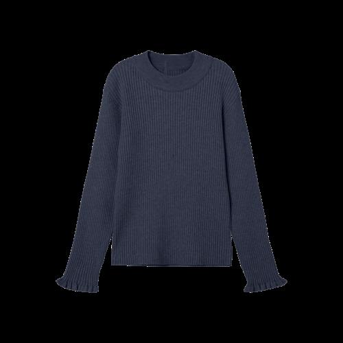 NAME IT Vianna Striktrøje Dark Sapphire