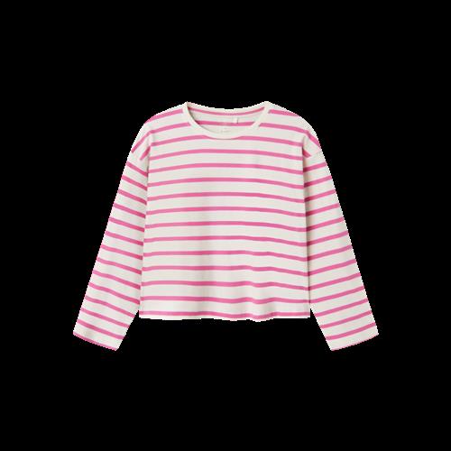 NAME IT Kort Langærmet Bluse Vita Phlox Pink