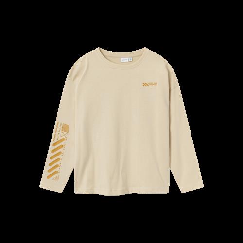 NAME IT Langærmet Bluse Nelosan Summer Sand