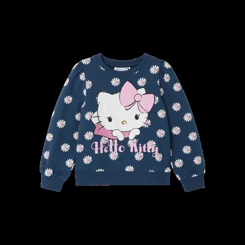 Se NAME IT Hello Kitty Sweatshirt Anna Dark Denim hos SmartKidz