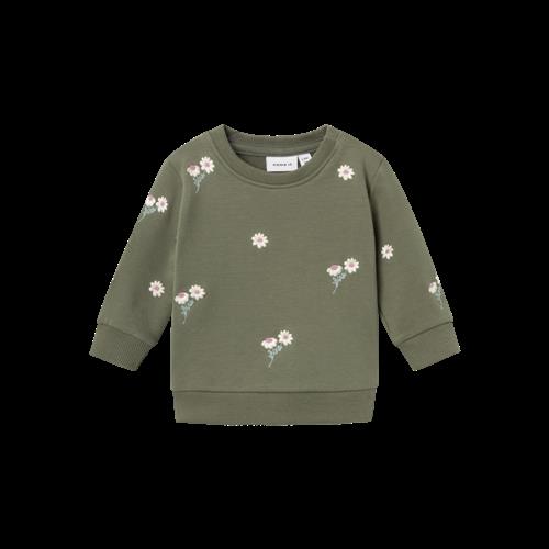 Se NAME IT Sweatshirt Nowa Mulled Basil hos SmartKidz