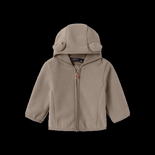 NAME IT Fleecejakke Meeko Desert Taupe