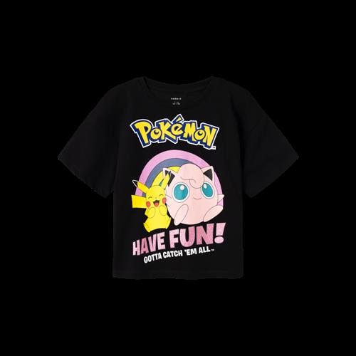 Se NAME IT Pokemon T-Shirt Selma Black hos SmartKidz