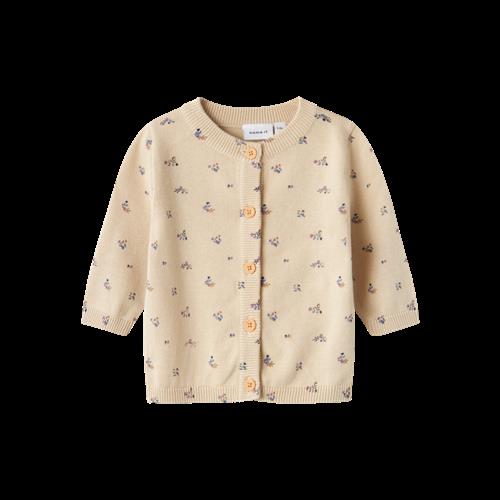 Se NAME IT Strik Cardigan Onema Summer Sand hos SmartKidz