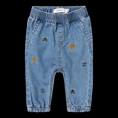 Se NAME IT Baggy Jeans Ben Medium Blue Denim hos SmartKidz