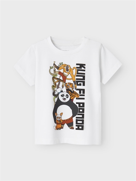 NAME IT Kung Fu Panda T-Shirt Jac Bright White Vertical