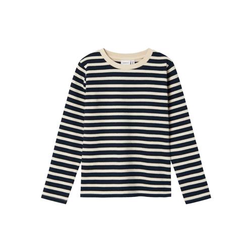 Se NAME IT Stribet Bluse Rakarsten Summer Sand hos SmartKidz