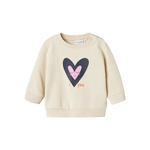NAME IT Baby Sweatshirt Vrillie Summer Sand Heart
