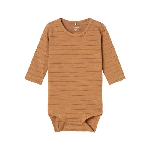 NAME IT Langærmet Body Okkel Almond