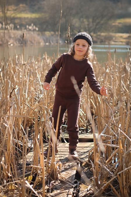 Se BIRKHOLM Sweatshirt Kastanje Brun hos SmartKidz