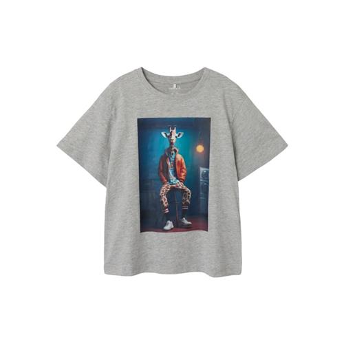 NAME IT T-Shirt Orla Grey Melange