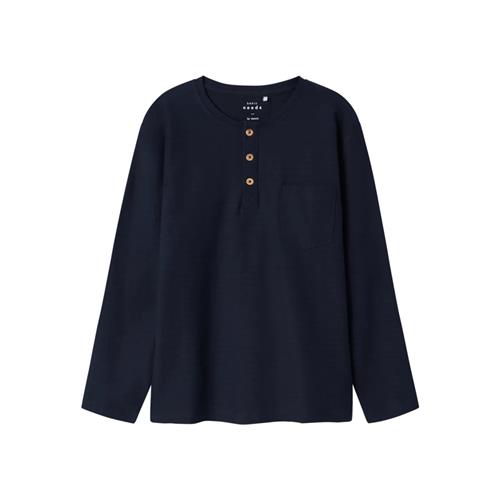 NAME IT Langærmet Bluse Vitus Dark Sapphire