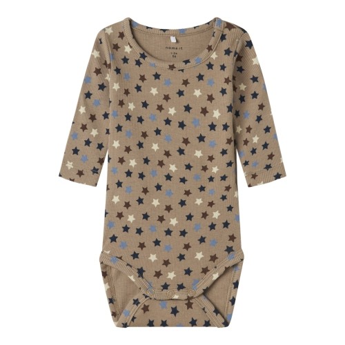 Se NAME IT Langærmet Body Ricco Weathered Teak hos SmartKidz