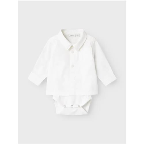 NAME IT Skjorte Body Roah Bright White
