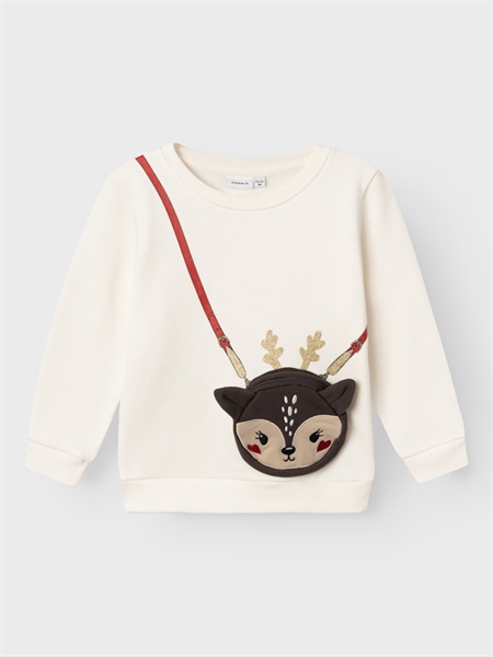 Se NAME IT Jule Sweatshirt Rtinsel Jet Stream hos SmartKidz