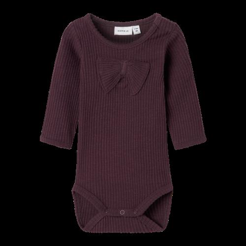 Se NAME IT Langærmet Body Lusai Plum Perfect hos SmartKidz