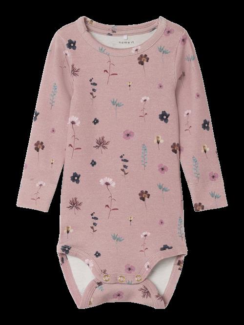 NAME IT Langærmet Body Odetta Deauville Mauve