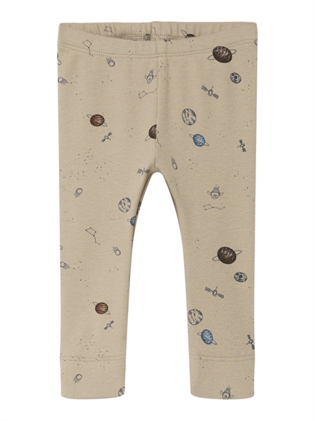 Se NAME IT Leggings Owene Plaza Taupe hos SmartKidz