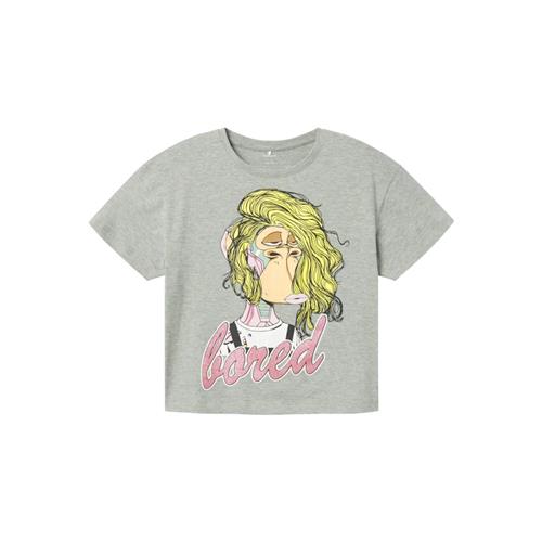 NAME IT T-Shirt Nysa Grey Melange