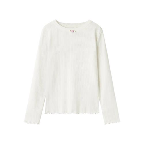 Se NAME IT Langærmet Bluse Silke Cloud Dancer hos SmartKidz