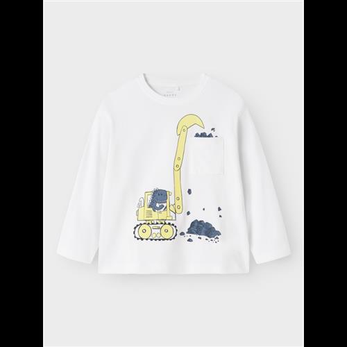Se NAME IT Bluse Vilian Bright White Traktor hos SmartKidz