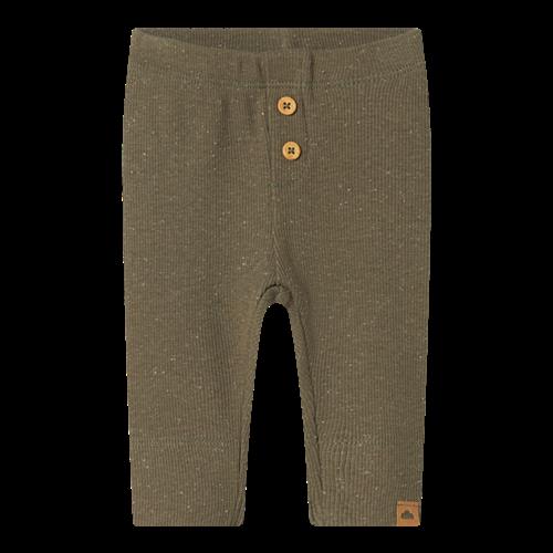 NAME IT Rib Leggings Bryan Dusty Olive