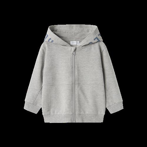 NAME IT Sweat Cardigan Temas Grey Melange