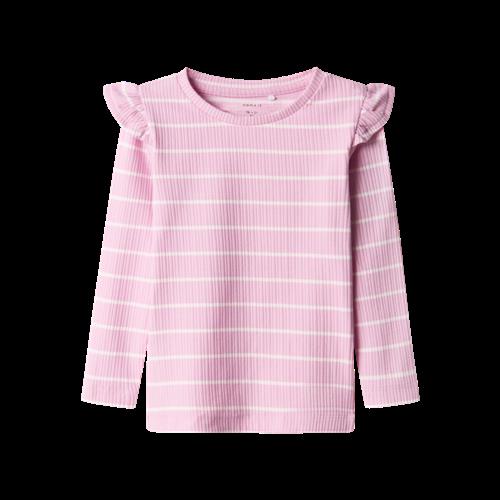 NAME IT Langærmet Bluse Kianna Pastel Lavender