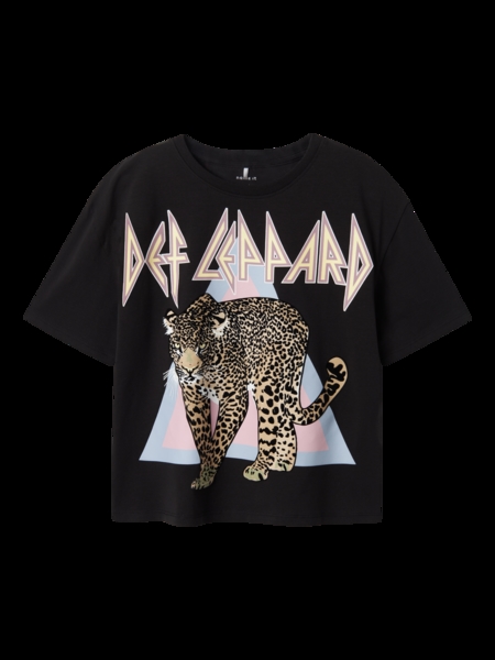 Se NAME IT Def Leppard T-Shirt Jikki Black hos SmartKidz