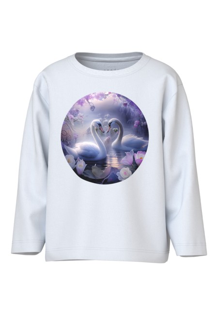 Se NAME IT Langærmet Bluse Votea Bright White hos SmartKidz