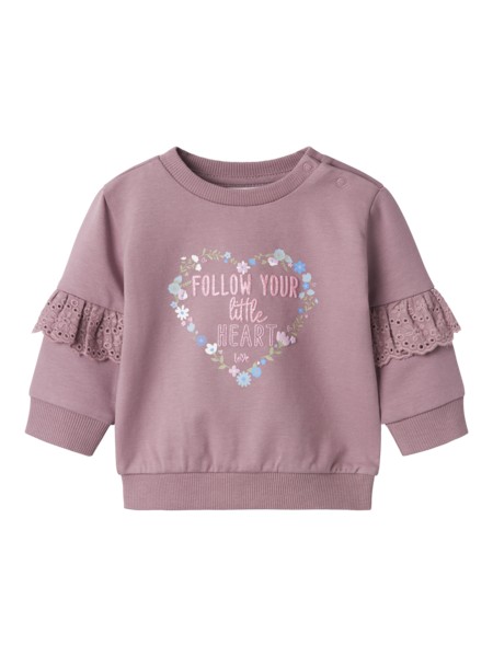Se NAME IT Sweatshirt Beliva Elderberry hos SmartKidz