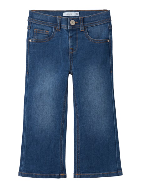 Se NAME IT Brede Jeans Rose Dark Blue Denim hos SmartKidz