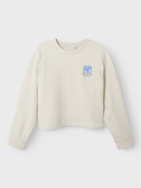 Se NAME IT Sweatshirt Kort Vanita Summer Sand hos SmartKidz