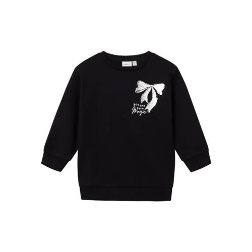 Se NAME IT Tunika Sweatshirt Renata Black hos SmartKidz