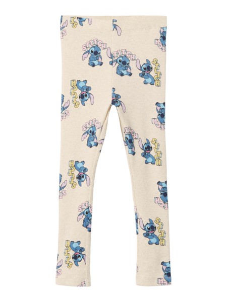 NAME IT Rib Leggings Stitch Fora Peyote Melange