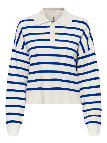 Se ONLY Strik Poloshirt Lucy Cloud Dancer hos SmartKidz