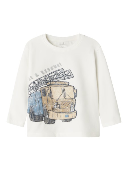 Se NAME IT Langærmet Bluse Dusty Cloud Dancer hos SmartKidz