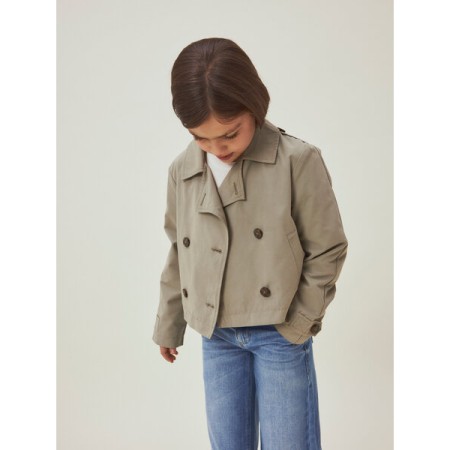Se NAME IT Trench Coat Madelin Shadow hos SmartKidz