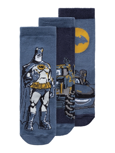 NAME IT 3-Pak Strømper Batwheels Sigvard Bering Sea