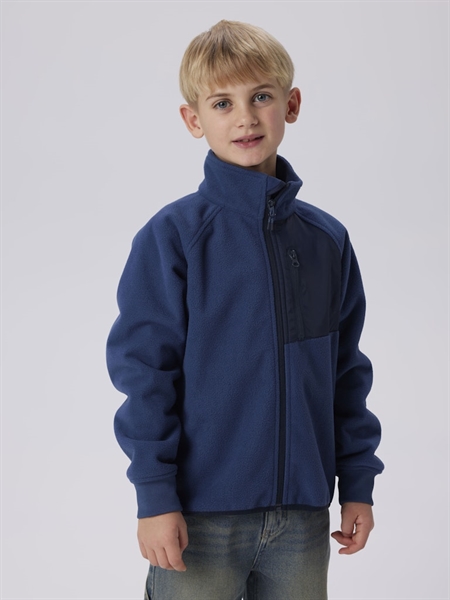Se NAME IT Vindtæt Fleece Jakke Move03 Sargasso Sea hos SmartKidz