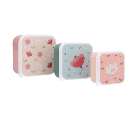 Se TUTETE 3-pak Snack Madkasser Little Garden hos SmartKidz