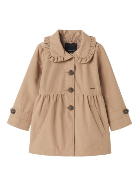Se NAME IT Trench Coat Madelin Savannah Tan hos SmartKidz