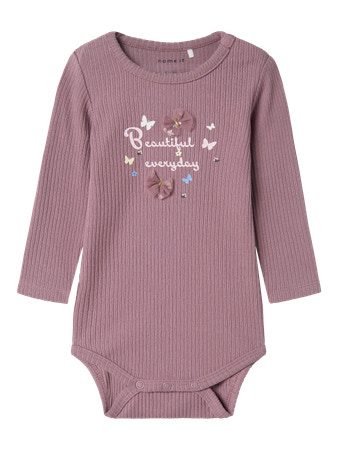 Se NAME IT Langærmet Body Dikka Elderberry hos SmartKidz