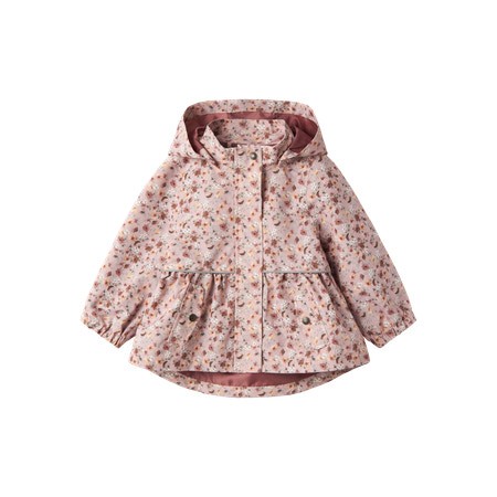Se NAME IT Overgangs Jakke Malex Pale Mauve Flowers hos SmartKidz