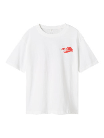 Se NAME IT T-shirt Fonnot Bright White Lobster hos SmartKidz
