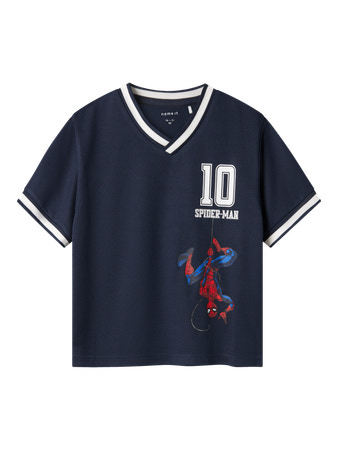 Se NAME IT Spiderman T-shirt Matz Navy Blazer hos SmartKidz