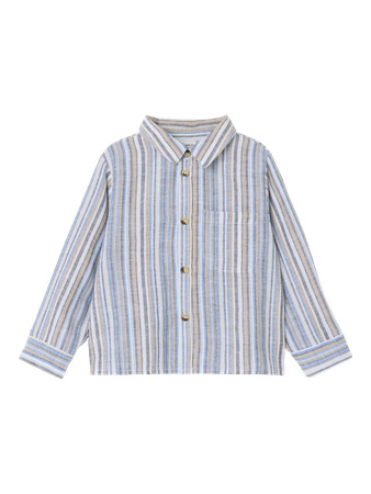 NAME IT Hør Skjorte Fide Elmwood