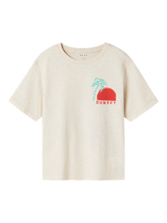 NAME IT T-shirt Femmin Peyote Melange
